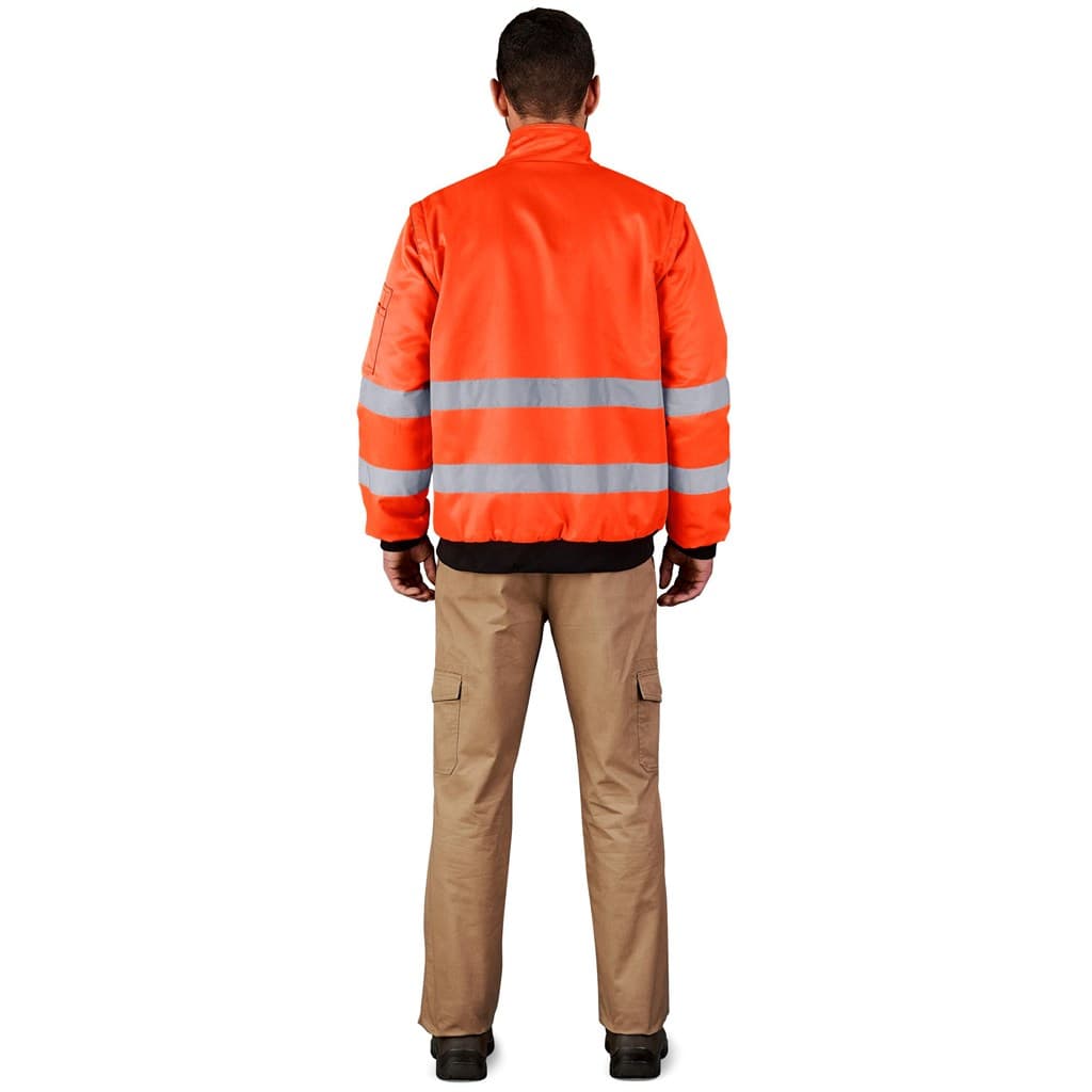 Techno Padded Hi-Viz Reflective Bunny Jacket thumbnail 5