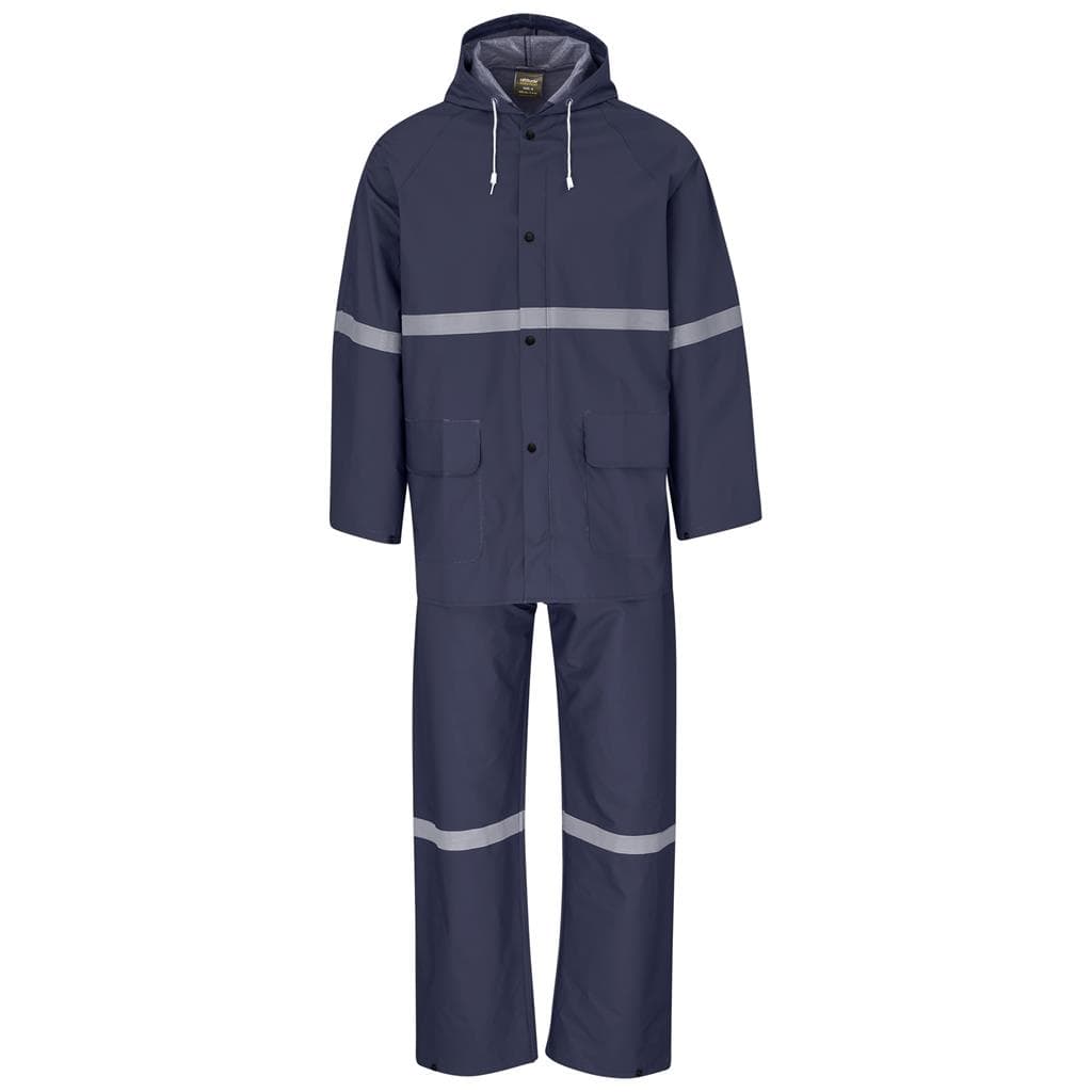 Light Duty Tornado  Hi-Viz Reflective  Rubberised Rainsuit