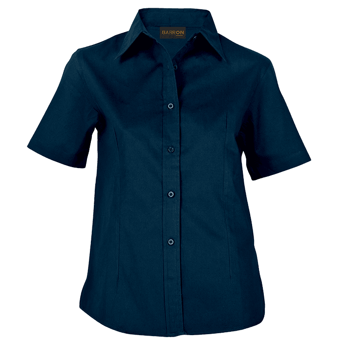 Brushed Cotton Twill Blouse Short Sleeve Ladies thumbnail 2