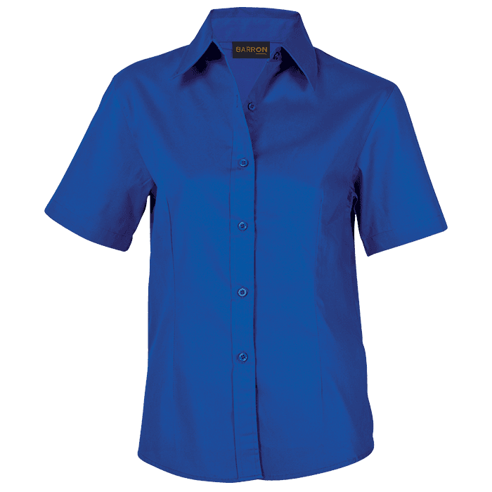 Brushed Cotton Twill Blouse Short Sleeve Ladies thumbnail 6