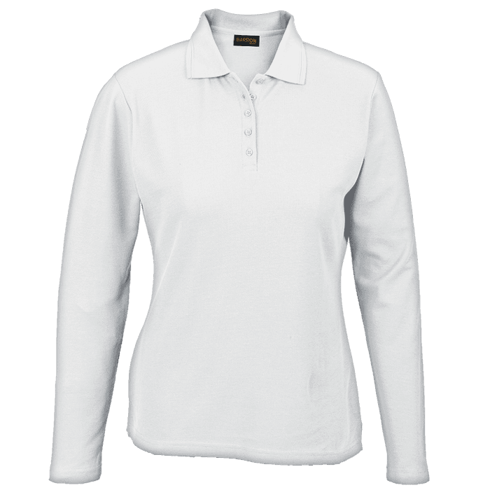175g Pique Knit Long Sleeve Golfer Ladies thumbnail 5