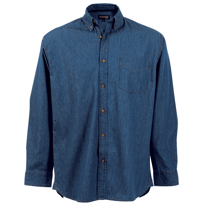 Denver Denim Shirt Long Sleeve Mens