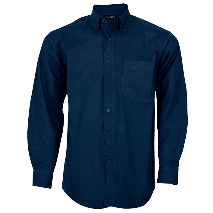 Brushed Cotton Twill Lounge Long Sleeve Mens