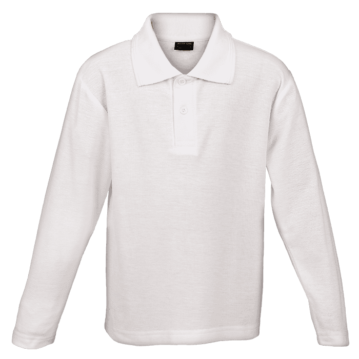 175g Pique Knit Long Sleeve Golfer Kiddies thumbnail 2
