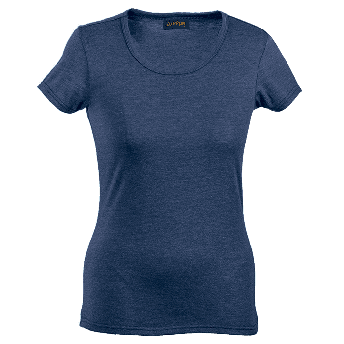 Melange Crew Neck T-Shirt Ladies thumbnail 2