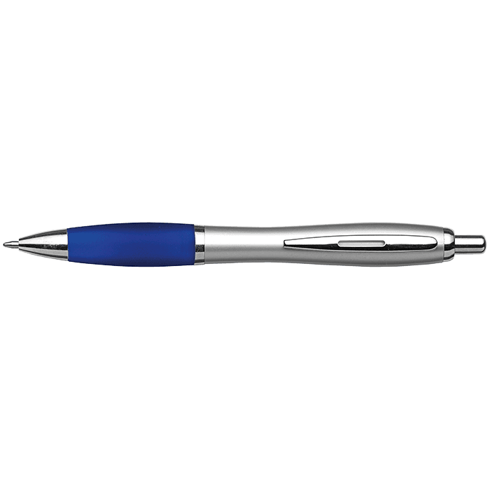 Silver Barrel Curved Design Ballpoint Pen thumbnail 10