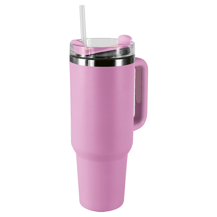 1.2L Double Walled Travel Mug with Straw