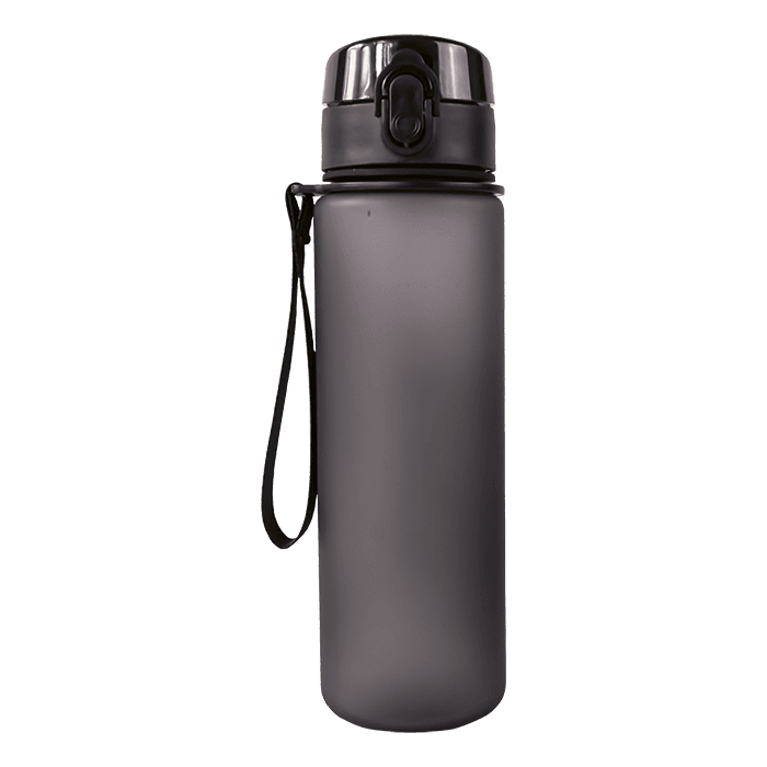 600ml Frosted Cylinder Water Bottle