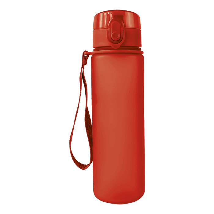 600ml Frosted Cylinder Water Bottle thumbnail 2