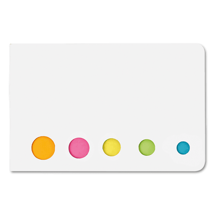 Holder with Sticky Notes