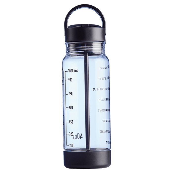 1L Torrent Water Bottle With Straw