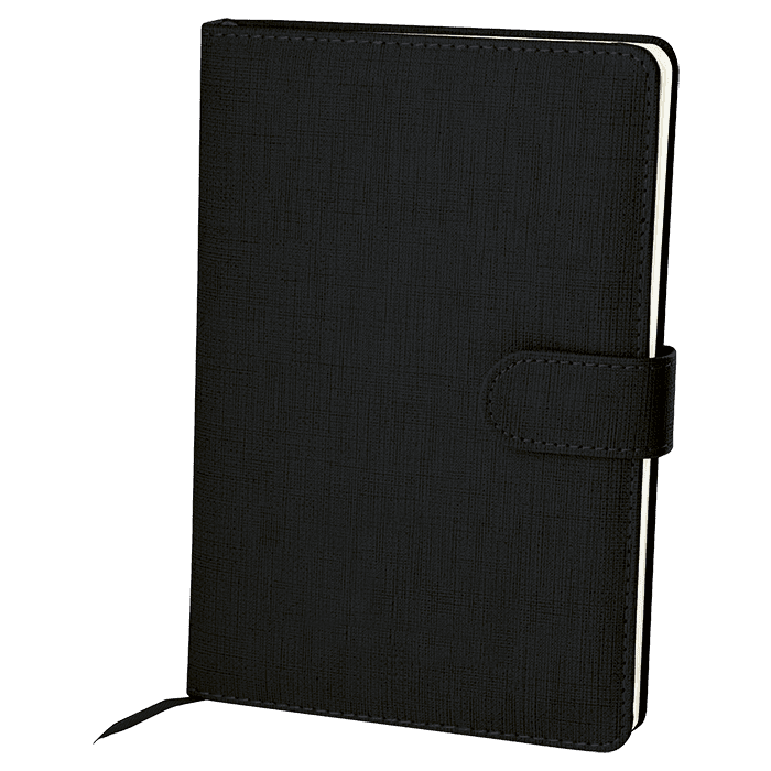 A5 Notebook With Magnetic Clip Cover
