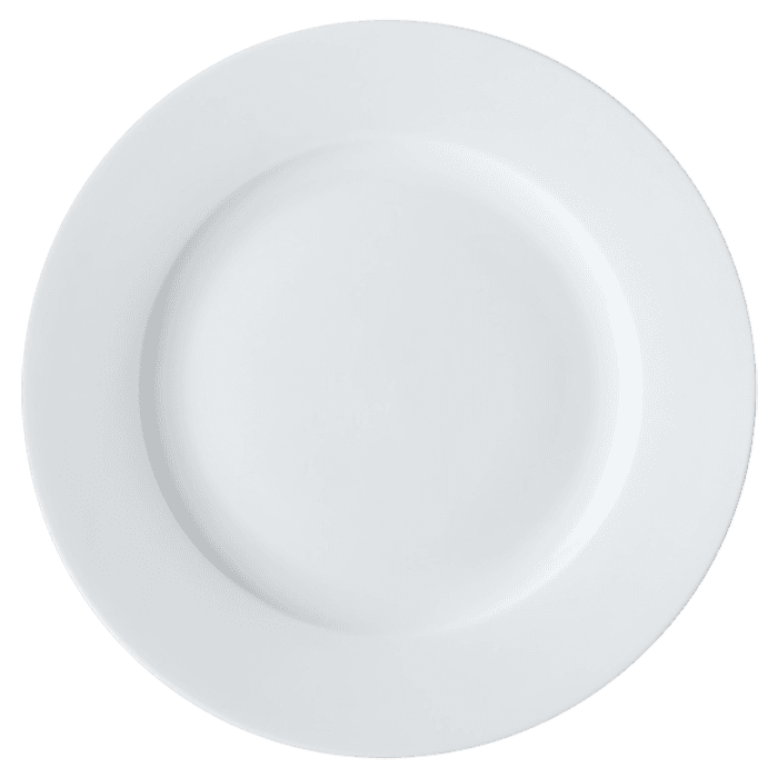 White Basics Rim Plate