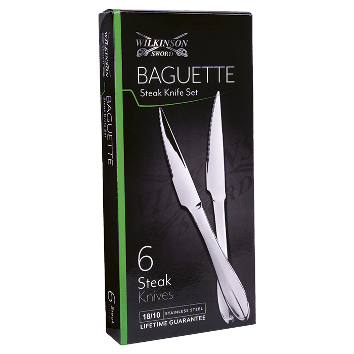 Baguette 6 Piece Steak Knife Set