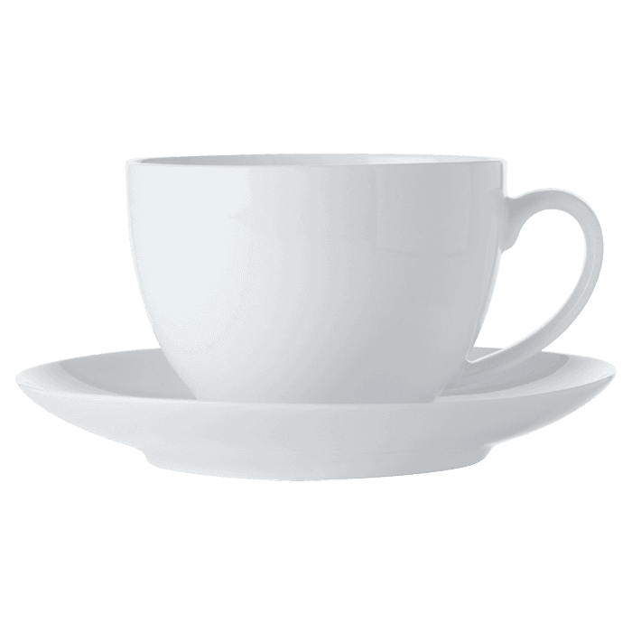 White Basics Cup and Saucer 280ml