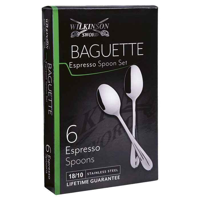 Baguette 6 Piece Espresso Set