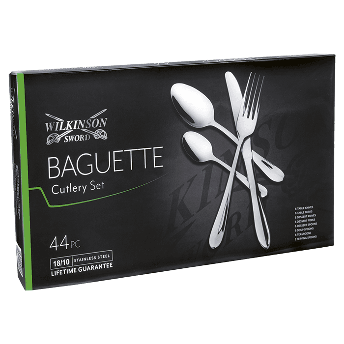 Baguette 44 Piece Cutlery Set