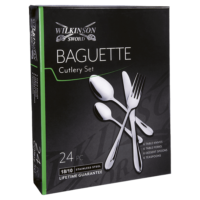 Baguette 24 Piece Cutlery Set