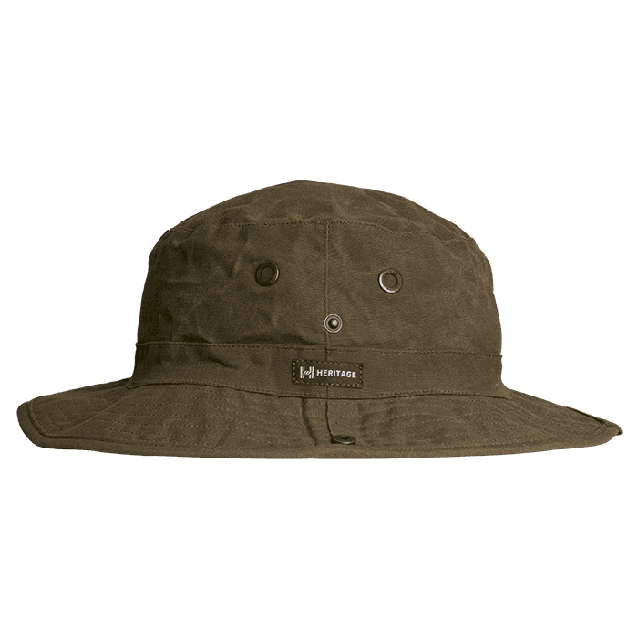 Heritage Washed Oil Skin Outdoor Hat thumbnail 2