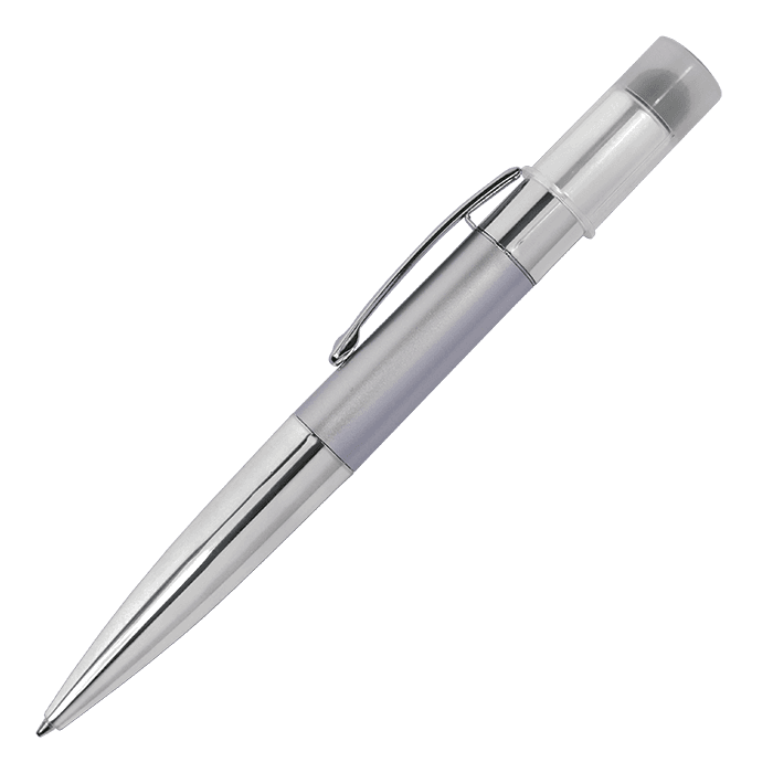 Twist Action Ballpoint Pen with Stylus and LED Lights thumbnail 3