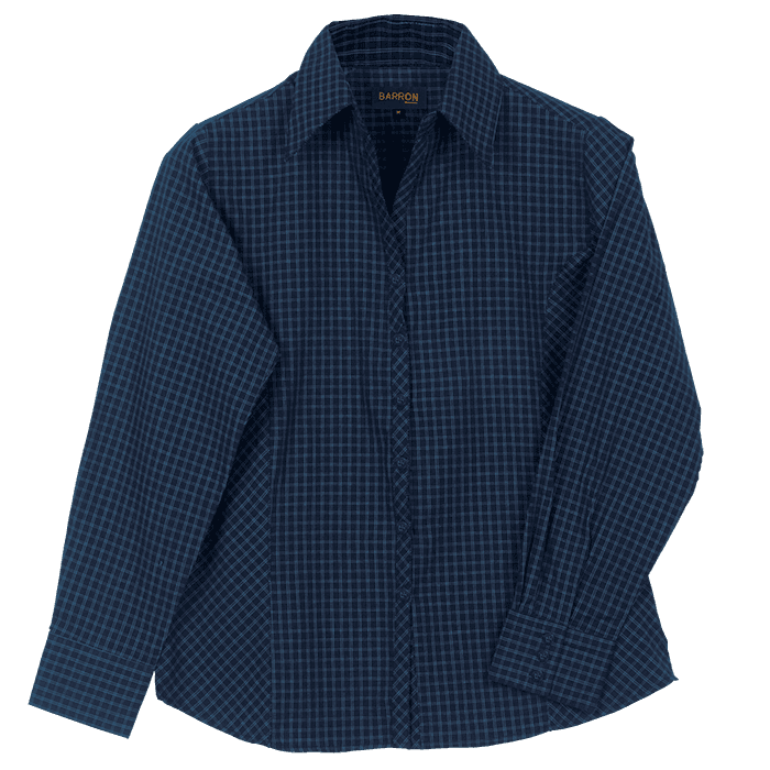 Pioneer Check Blouse Long Sleeve Ladies