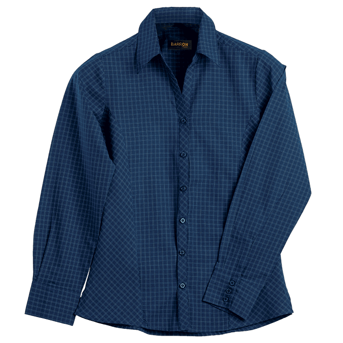 Pioneer Check Blouse Long Sleeve Ladies thumbnail 3