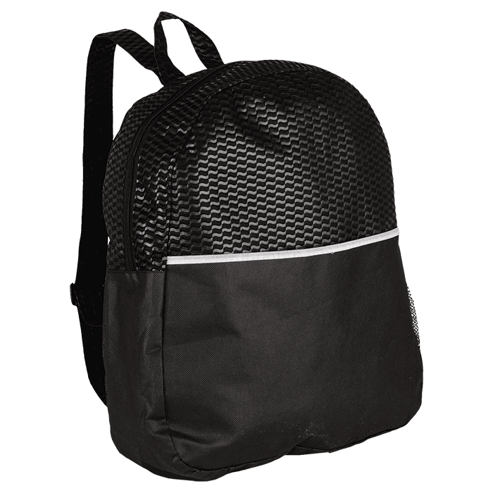 Wave Design Backpack Non-Woven