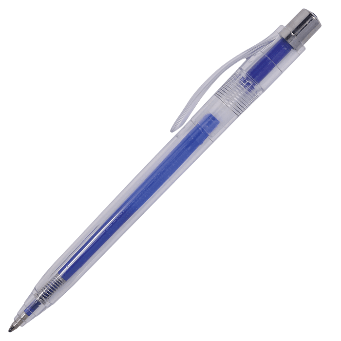 Translucent Ballpoint Pen with Coloured Refill thumbnail 3