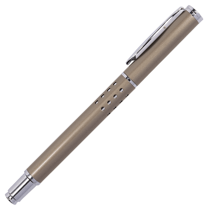 Wavy Clip Brass Rollerball Pen thumbnail 2