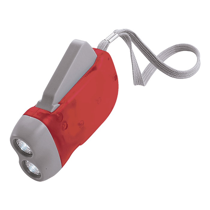 Dynamo Torch with 2 LED Lights