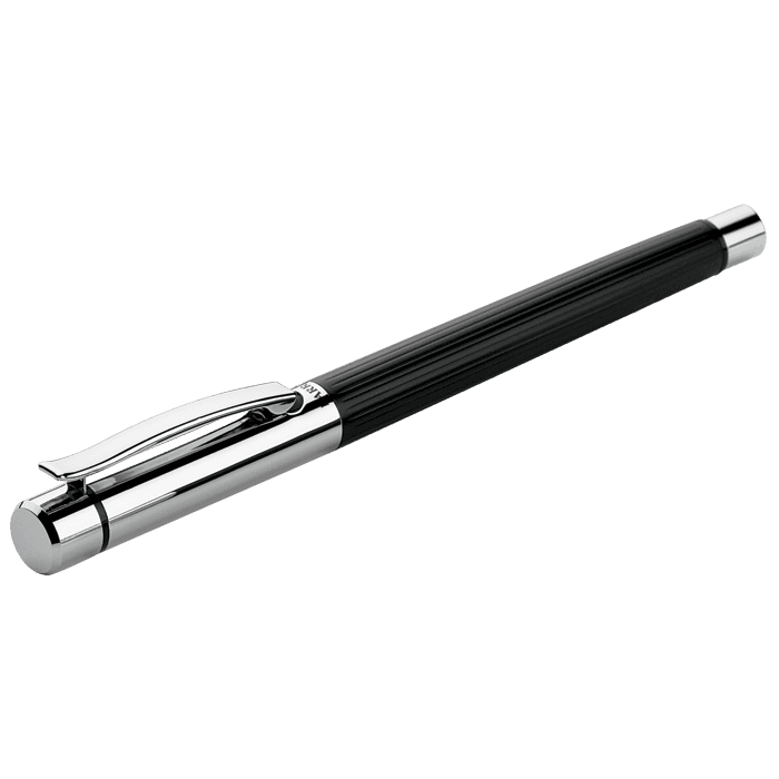 Brass Rollerball Pen with Columned Barrel