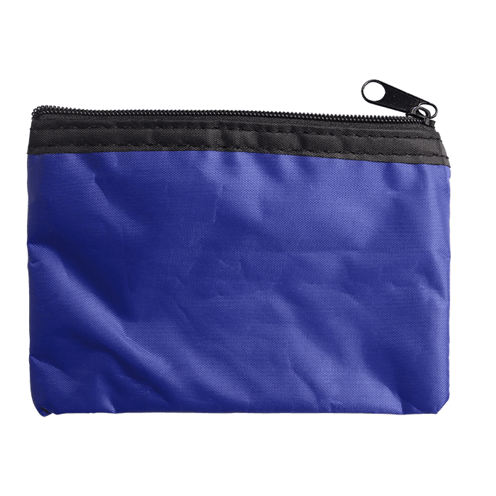 Zippered Pouch with Split Ring