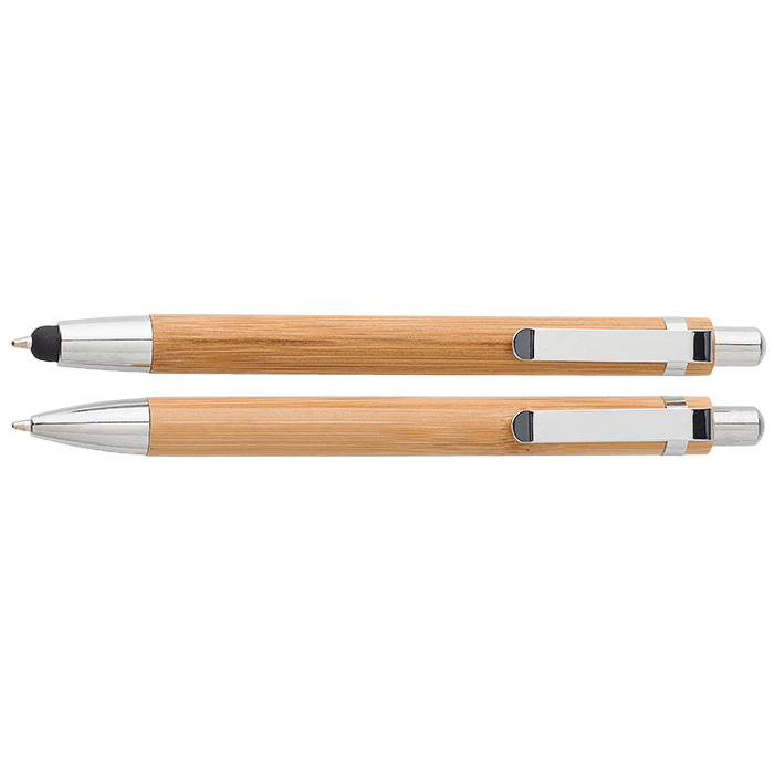 Bamboo Pen and Clutch Pencil Set