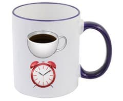 Emoji Coffee Time – Sublimation Mug
