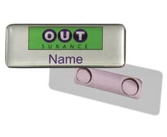 Name Badge Magnet Clip – STD Size (70mm x 30mm)