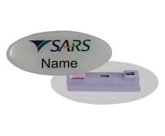 Name Badge Pin Clip – STD Size (65mm x 25mm)