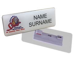 Name Badge Pin Clip – STD Size (70mm x 30mm)