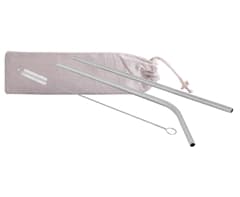 3-Piece SS Straws & Pipe Cleaner
