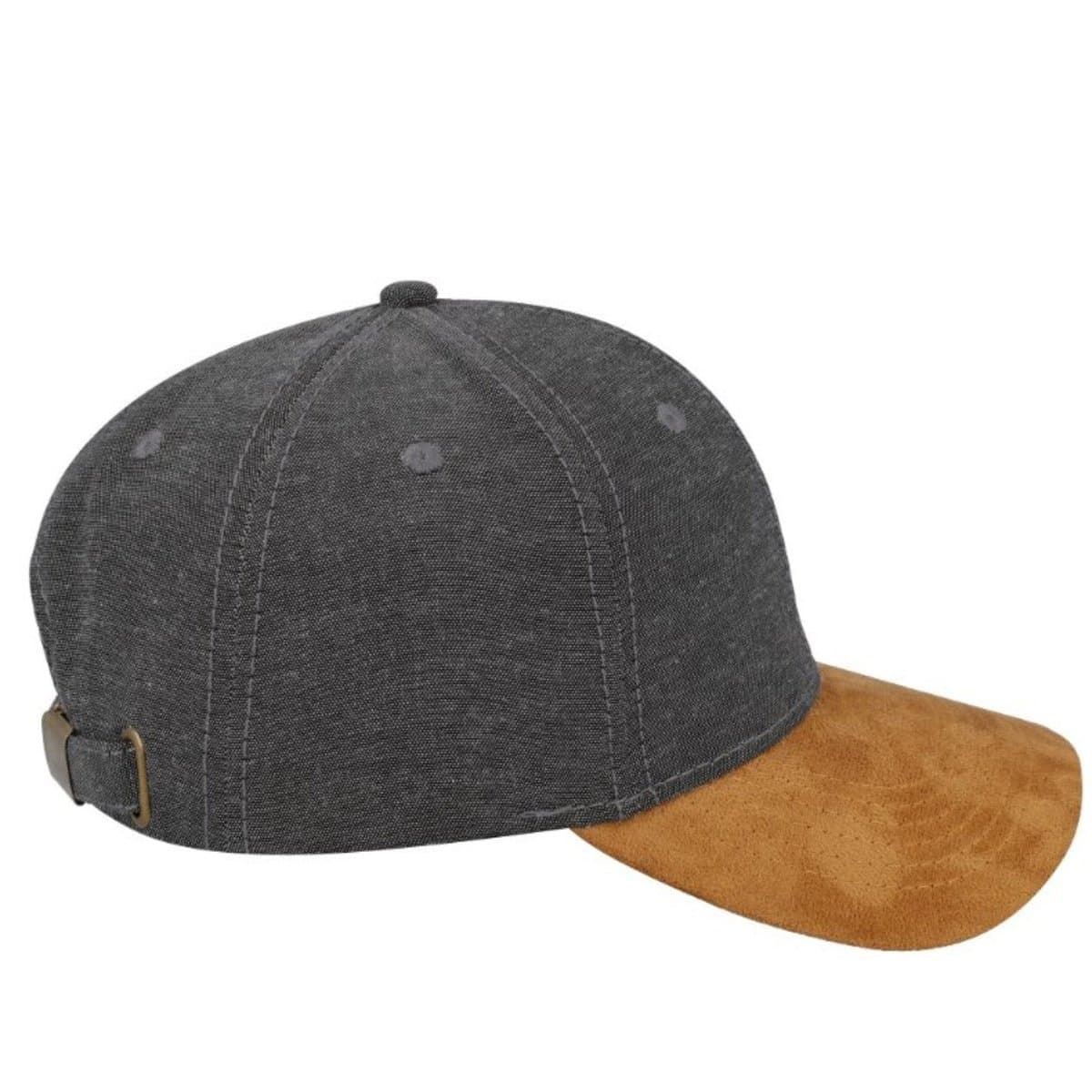 Chambray/Suede 6 Panel Cap thumbnail 6