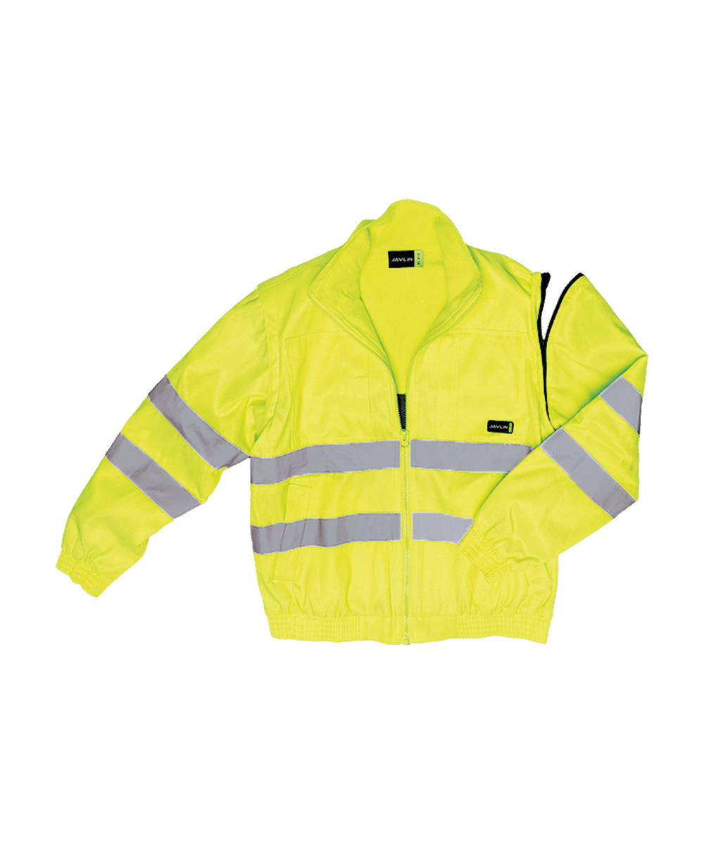 Hi-Vis Fleece Lined Bomber Jacket thumbnail 3