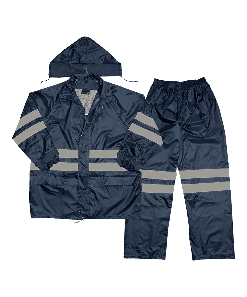 Polyester PVC Reflective Rain Suit