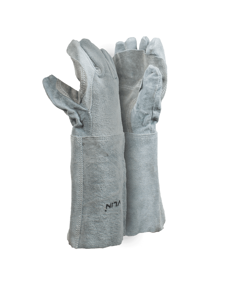 Premium Chrome Leather Apron Palm Gloves –  20cm Cuff