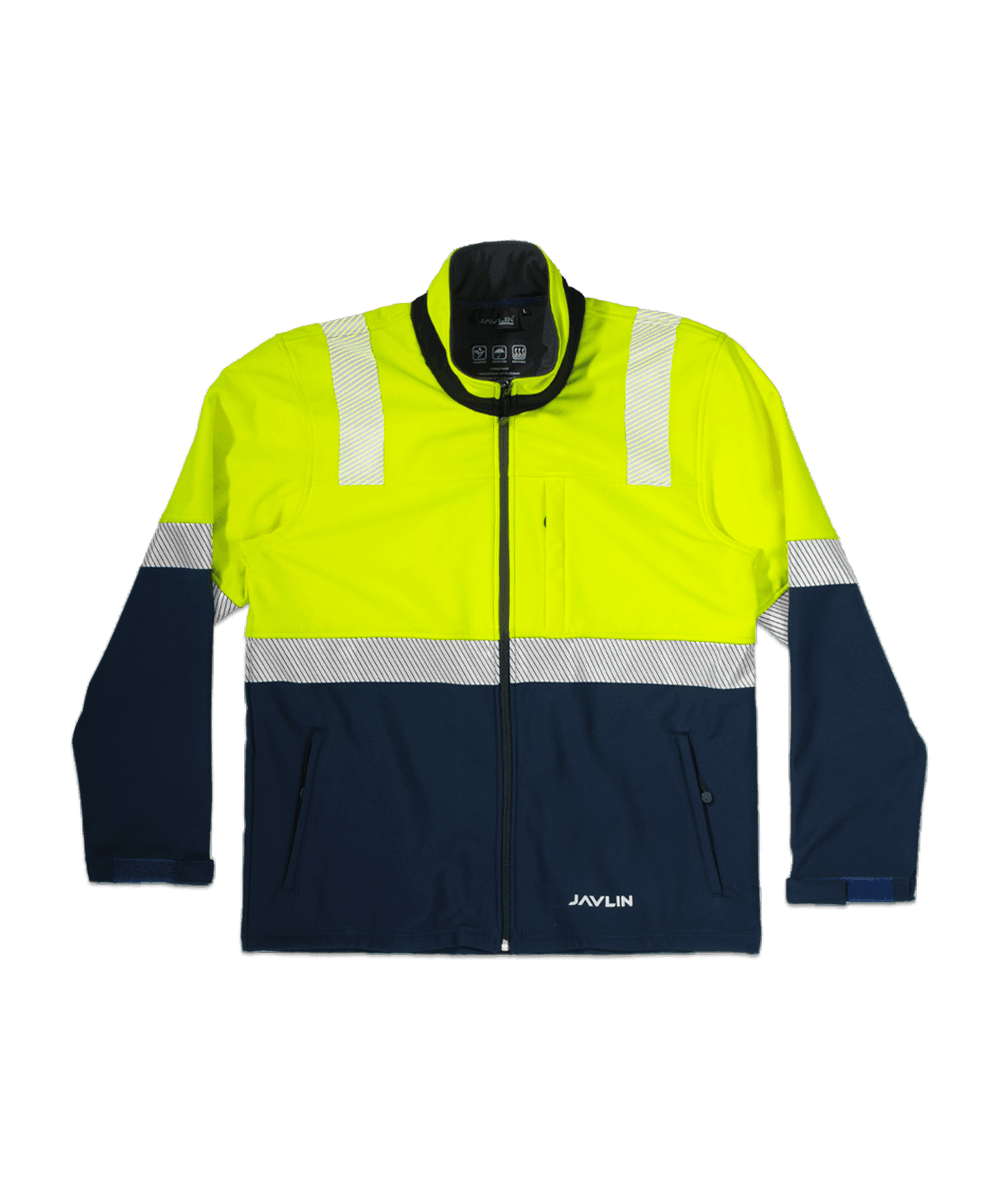 Hi Vis Two Tone Utility Softshell Jacket