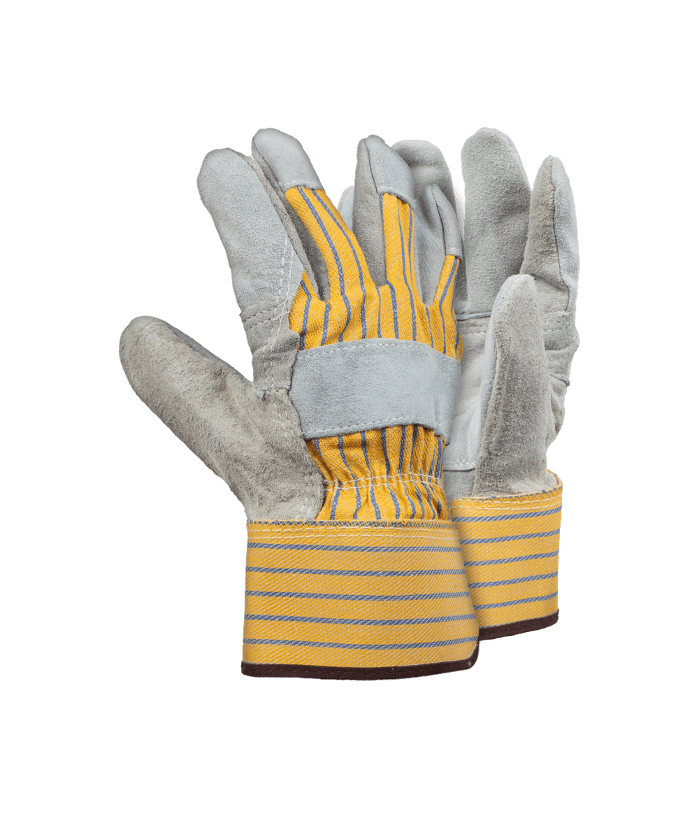 Premium Chrome Leather Candy Stripe Gloves