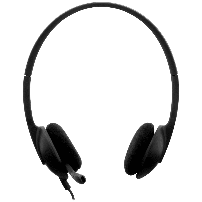 Logitech(R) H340 USB Computer Headset – Black