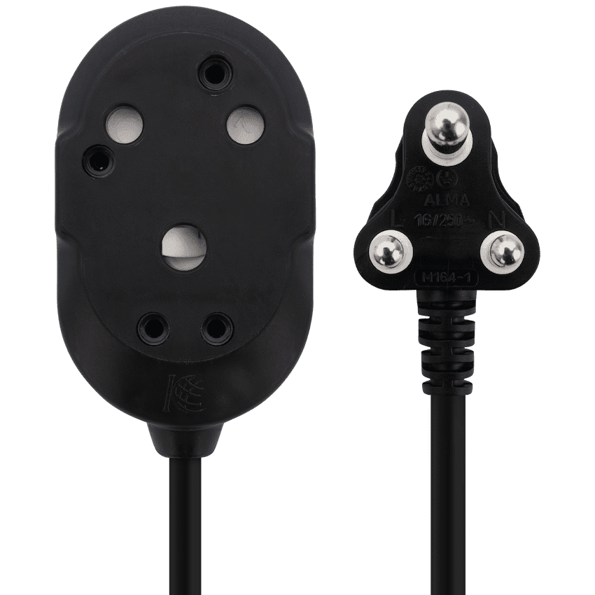 SWITCHED HEAVY DUTY Back To Back(BTB) EXTENSION LEADS 10M thumbnail 3