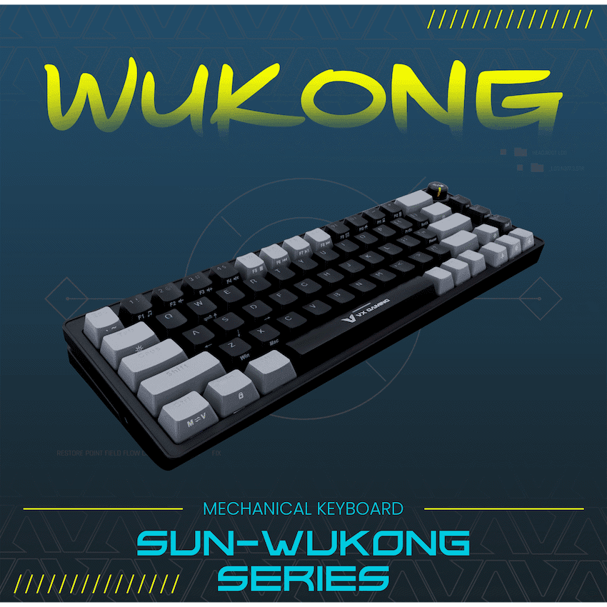 VX Gaming Sun-Wukong RGB Hot Swappable Mechanical Keyboard thumbnail 8