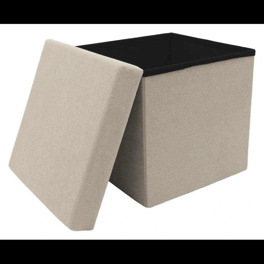 Sophie Round Storage Stool with Wooden Legs thumbnail 26