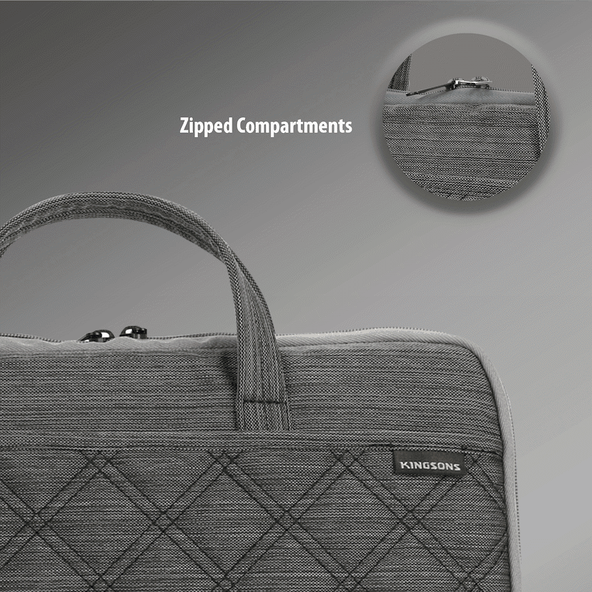 Kingsons Trace 15.6″ Laptop Bag Black thumbnail 8