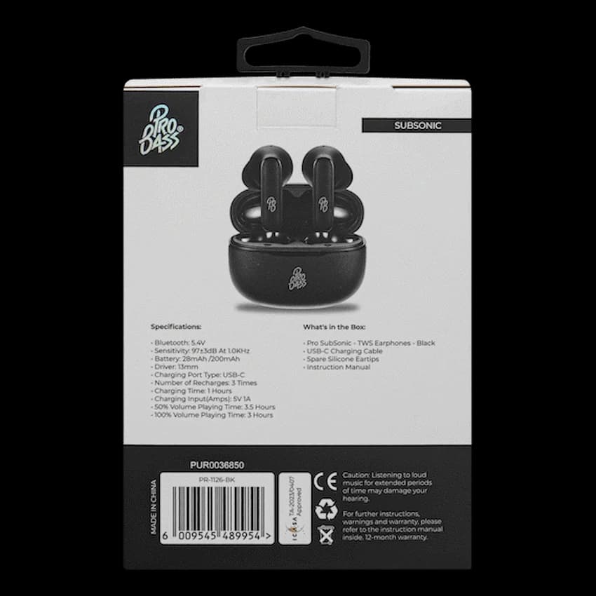 ProBass SubSonic TWS Earphone thumbnail 11